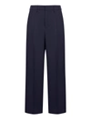 Ami Alexandre Mattiussi Ami Pleat Detailed Straight-leg Trousers In Blue