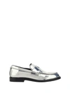Gcds Wirdo Reflective-effect Loafers In Silver