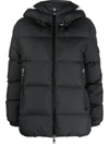 Moncler Logo-patch Padded-design Jacket In Black