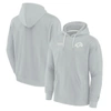 Fanatics Signature Unisex  Gray Los Angeles Rams Super Soft Fleece Pullover Hoodie In Gray