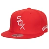 Mitchell & Ness Men's  Red, Chicago White Sox Bases Loaded Fitted Hat In Red