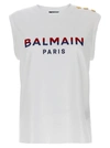 Balmain Paris Flocked T-shirt