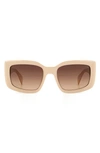 RAG & BONE 54MM GRADIENT RECTANGULAR SUNGLASSES