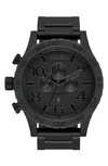 NIXON 51-30 CHRONOGRAPH BRACELET WATCH, 51MM