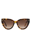 CARRERA EYEWEAR 55MM GRADIENT CAT EYE SUNGLASSES