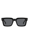 CARRERA EYEWEAR 52MM RECTANGULAR SUNGLASSES