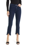 JEN7 BY 7 FOR ALL MANKIND TULIP HEM ANKLE STRAIGHT LEG JEANS