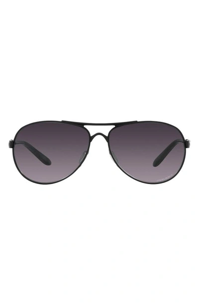Oakley Feedback Pilot-frame Sunglasses In Satin Black