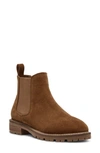 Steve Madden Leopold Chelsea Boot In Camel Suede