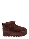 Ugg Classic Ultra Mini Platform Boots Burnt Cedar In Brown
