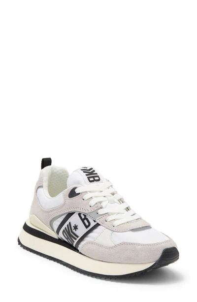 Bikkembergs Logo Runner Sneaker In White