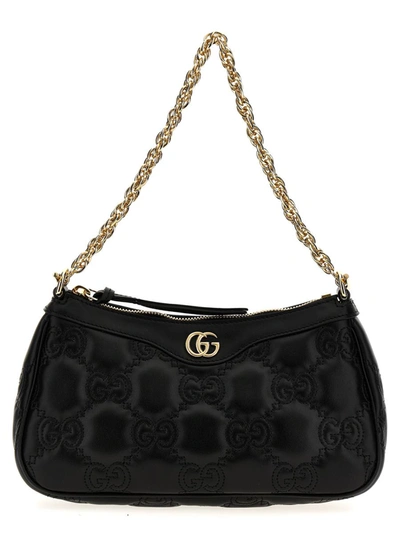 Gucci Gg Matelassè Shoulder Bag In Black