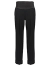 Gucci New Barathea Wool Pants In Black