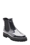 ANDRE ASSOUS CLEAR FAUX SHEARLING LINED CHELSEA BOOT