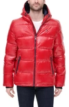 Tommy Hilfiger Men's Quilted Puffer Jacket, Created For Macy's In Red