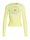 Sportmax Terry Top With Colorful Print In Yellow
