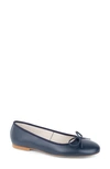Patricia Green Bow Ballet Flat In Navy