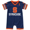 Colosseum Infant Boys And Girls  Navy Syracuse Orange Bumpo Football Romper In Navy