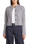 Rag & Bone Marissa Tweed Jacket In Navy