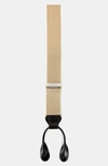 Trafalgar The Hudson Brace Suspenders In Buff Khaki