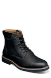 Florsheim Norwalk Plain Toe Lace-up Boot In Black
