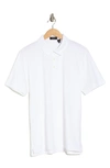 THEORY THEORY BUTTON FRONT POLO