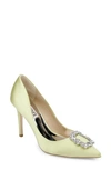 BADGLEY MISCHKA CHER CRYSTAL EMBELLISHED PUMP