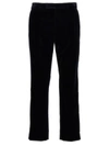 Gucci Men Velvet Pants In Blue