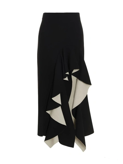 Sportmax Vongola - Skirt With Flares In Black