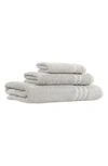 Linum Home Textiles Denzi Turkish Cotton 3-piece Towel Set In Grey