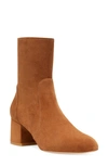 STUART WEITZMAN FLAREBLOCK 60 ZIP BOOTIE