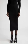 Alexander Mcqueen Women Knit Pencil Skirt In 1000 Black
