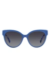 KATE SPADE AUBRIELA 55MM GRADIENT ROUND SUNGLASSES