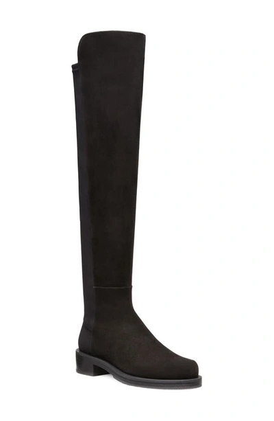 Stuart Weitzman 5050 Bold 35mm Leather Boot In Black