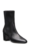 Stuart Weitzman Yuliana 60 Womens Leather Pull On Mid-calf Boots In Black Leather