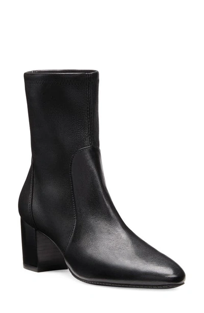 Stuart Weitzman Women's Yuliana Block Heel Booties In Black