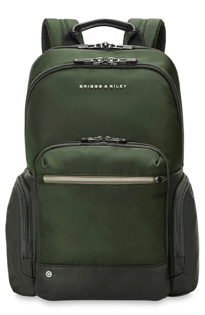 Briggs & Riley Hta Medium Cargo Backpack In Green