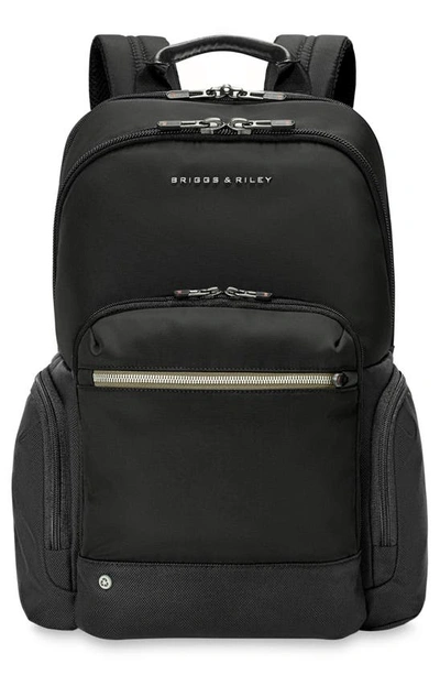 Briggs & Riley Hta Medium Cargo Backpack In Black