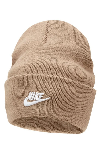 Nike Peak Futura Slouch Beanie In Khaki