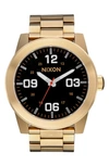 NIXON THE CORPORAL BRACELET WATCH, 48MM