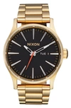 NIXON SENTRY BRACELET WATCH, 42MM