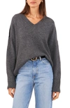 VINCE CAMUTO CONTRAST HIGH-LOW SWEATER