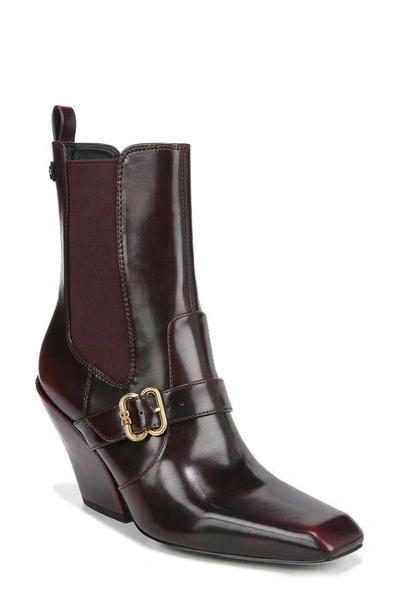 Sam Edelman Suzette Chelsea Boot In Deep Crimson
