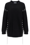 Giuseppe Di Morabito Open-knit Merino-cashmere Jumper In Black