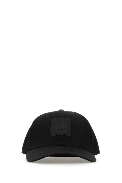 C.p. Company Hats In Black
