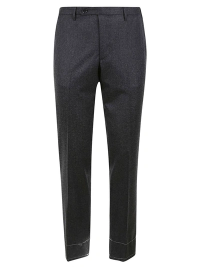 Rota Pressed-crease Tailored Trousers In Grey