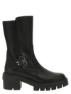 Stuart Weitzman Chunky Sole Mid-calf Boots In Black