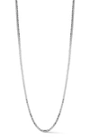 Yield Of Men Sterling Silver Mariner Link Necklace In Silver