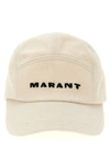 Isabel Marant Tedji Cotton Twill Baseball Cap In Beige