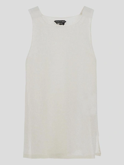 Tom Ford White Top In Chalk